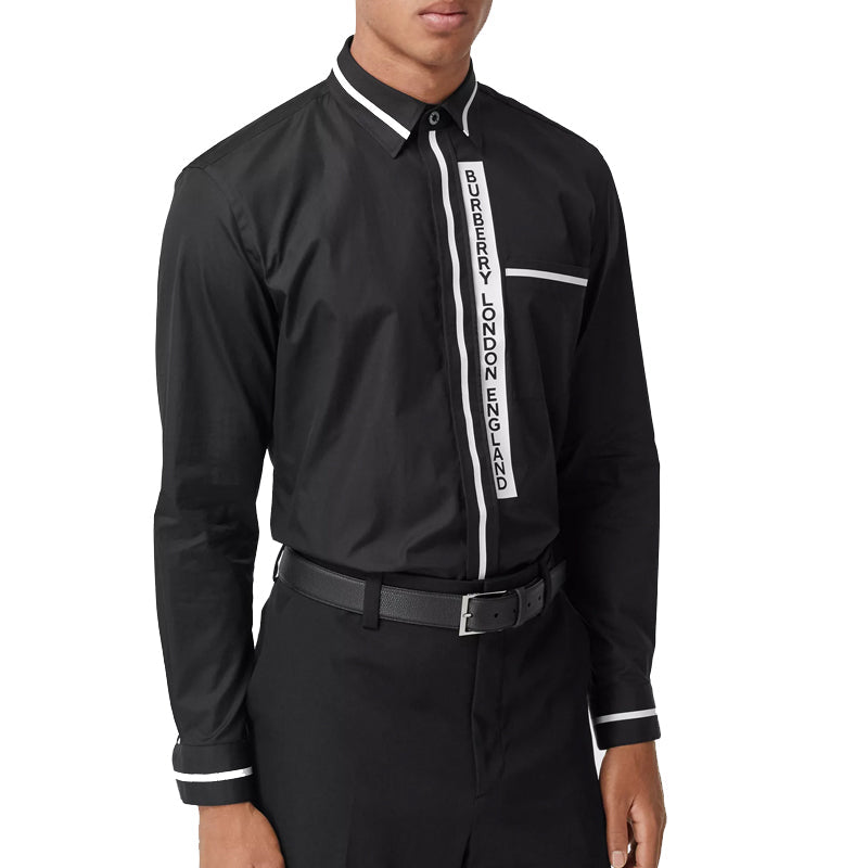 Men's Burberry Shirt Black 80290131