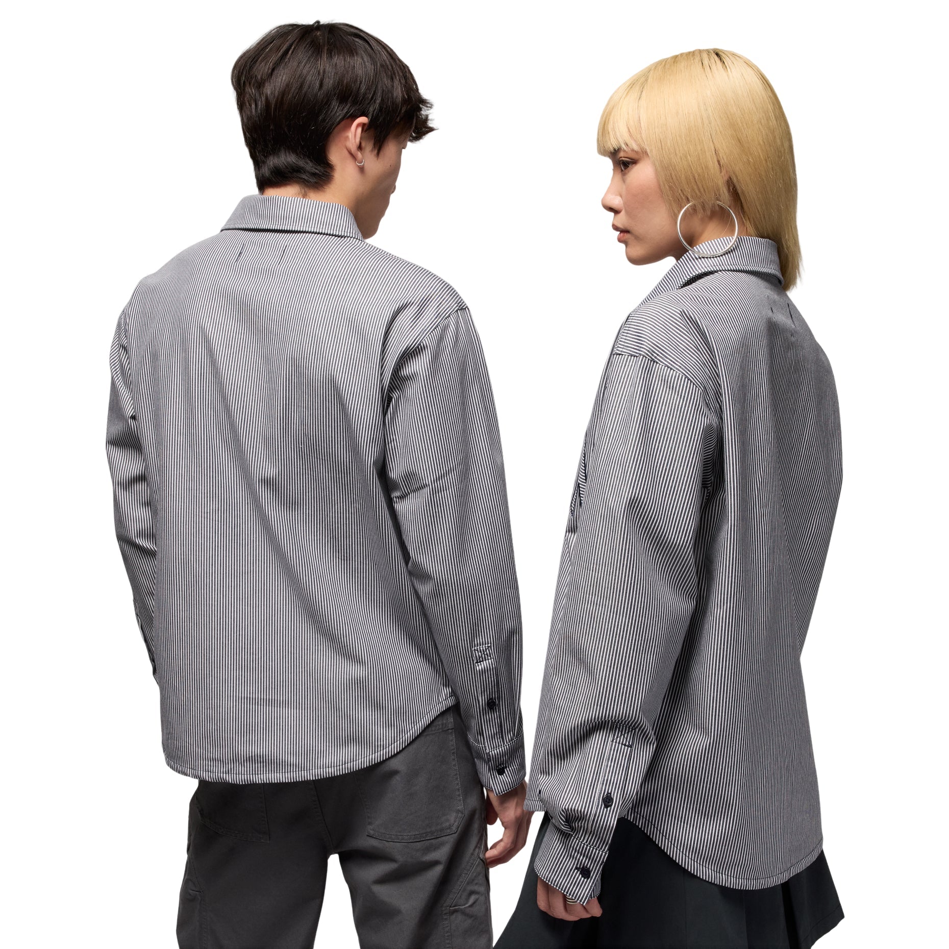 Air Jordan Flight Oxford Long Sleeve 'Obsidian White' IB0318-451