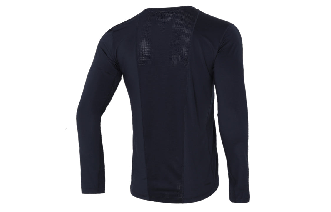 adidas TF Turf Ls Ftd Sports Running Training Gym Long Sleeves Navy Blue GL9895