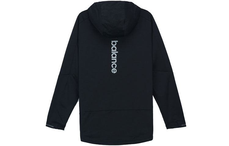 New Balance Men's New Balance Casual hooded track Jacket Black AMJ91301-BK