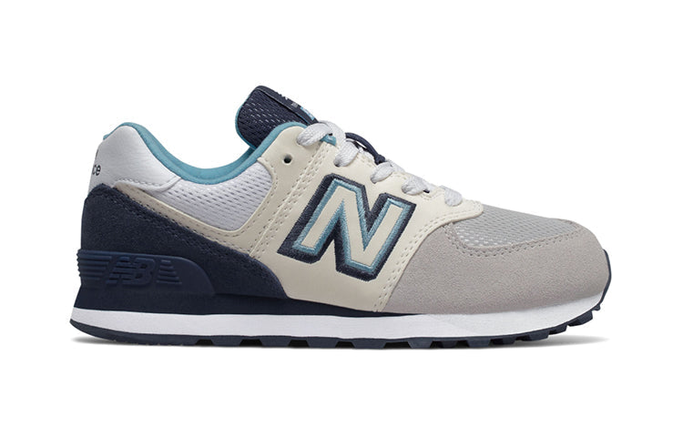New Balance Kids' 574 Shadow Logo Pack Grey/Blue PC574UPN