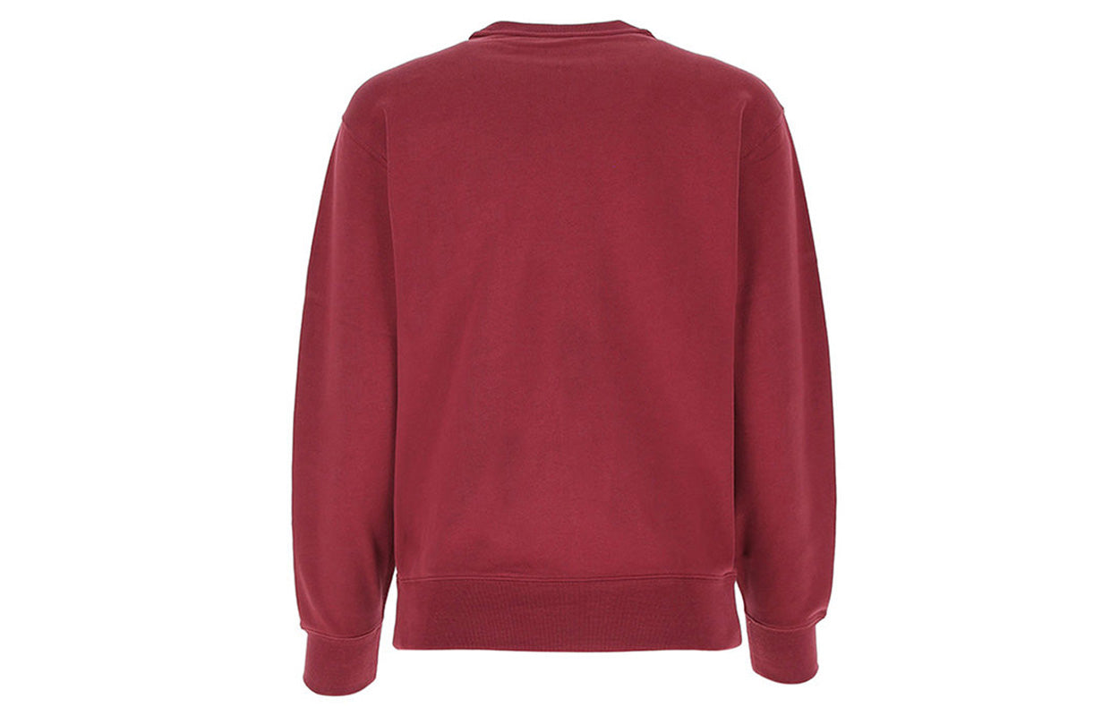 (WMNS) KENZO Classic Small Tiger Head Round Neck Long Sleeves Hoodie Red FA62SW8204MD-25
