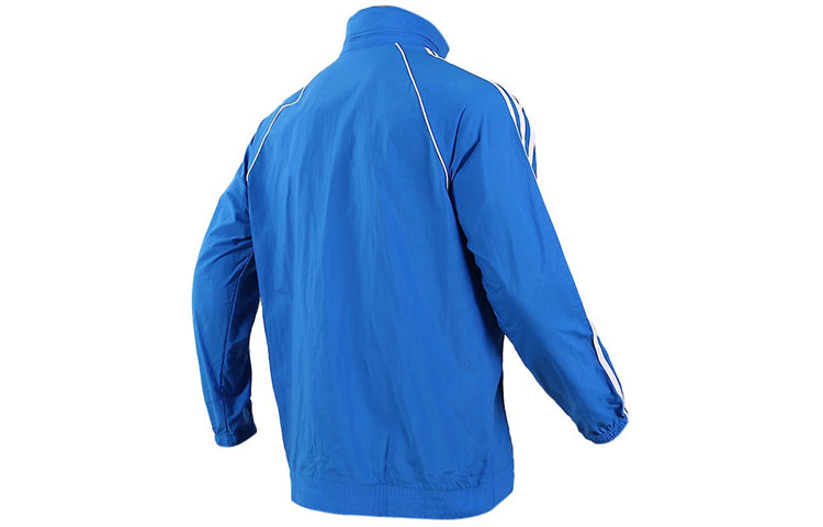 adidas originals Woven hooded Casual Sports Jacket Blue DH5835