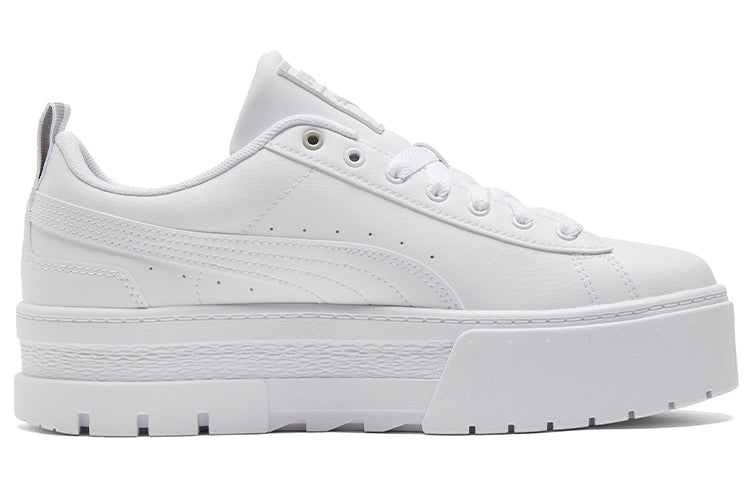 (WMNS) PUMA Mayze Platform Sneakers 'White' 385596-01