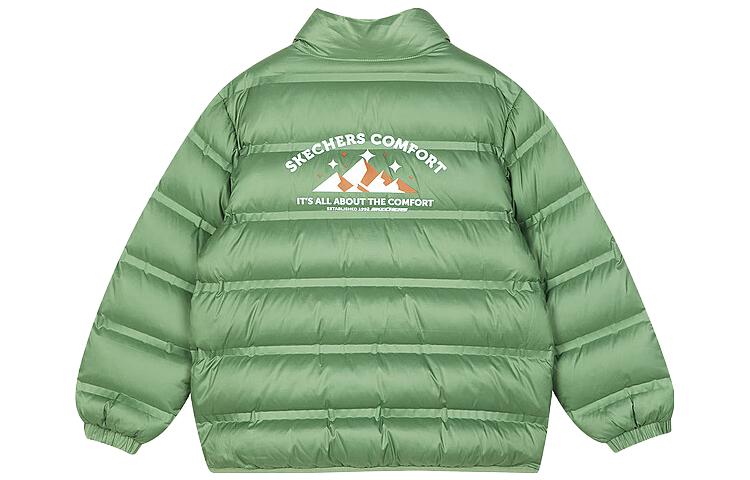 (PS) Skechers Windbreaker Down Jacket 'Green White' L423K058-02SH