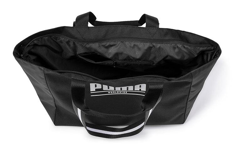 (WMNS) PUMA Core Base Large Shopper Bag 'Black White' 076569-01