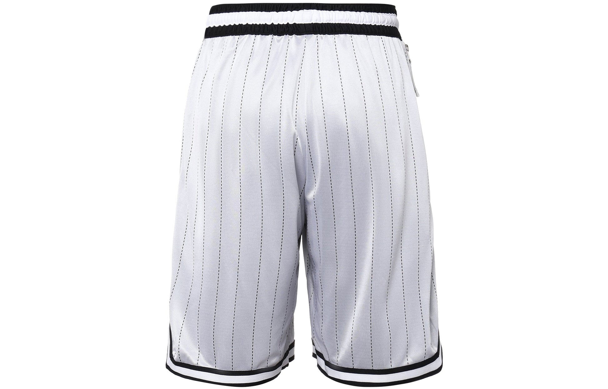 Nike Casual Breathable Sports Lacing Stripe Shorts Gray White DA5710-100