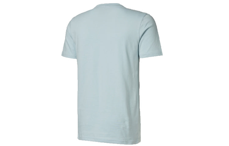 PUMA Round Neck Short Sleeve Classics Logo Light Blue 579405-24