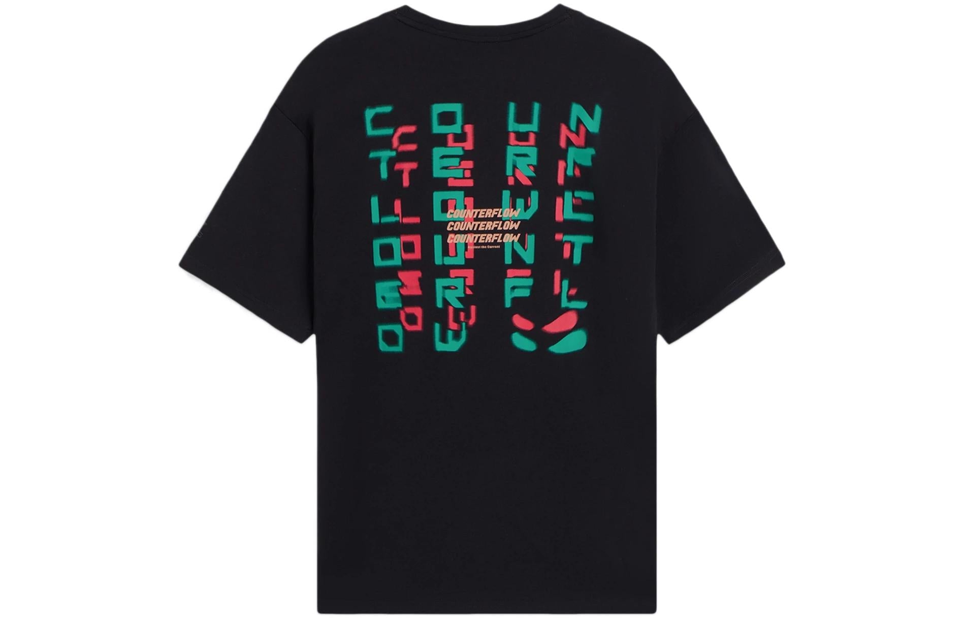 Li-Ning Counterflow Triple Logo T-shirt 'Black' AHSS935-5