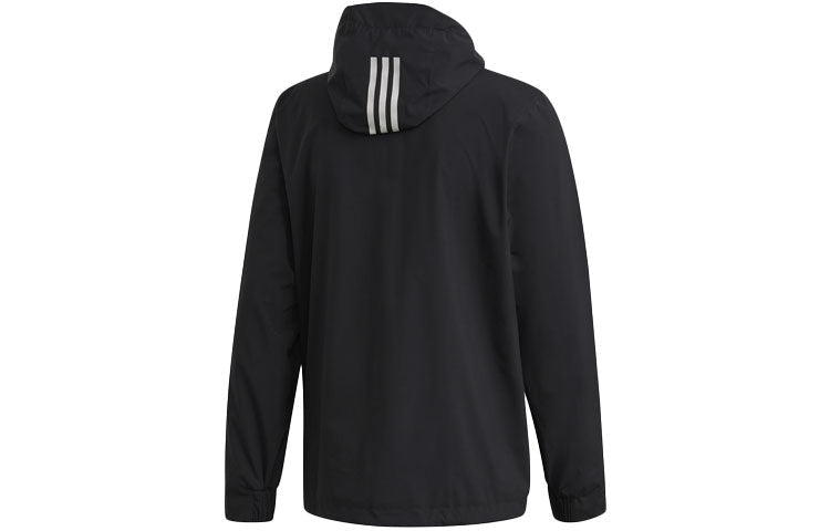 Men's adidas Outdoor Black Hooded Jacket FI0574