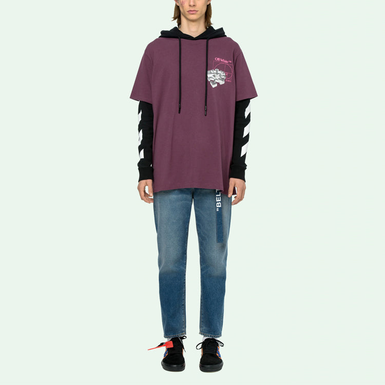 Off-White Lacing Loose Unisex Purple Red OMAB033R20185012B288