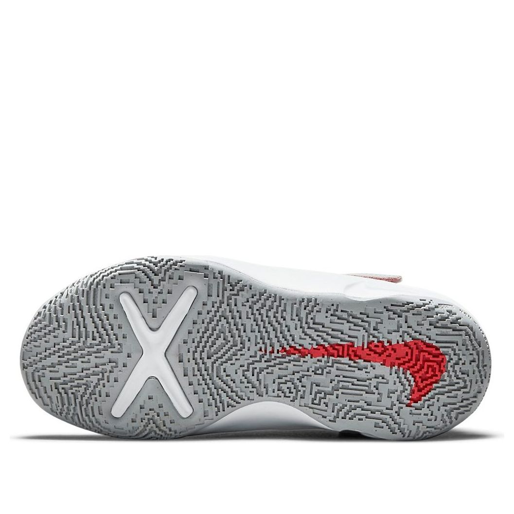 (PS) Nike Team Hustle D10 'Light Smoke Grey Bright Crimson' CW6736-006