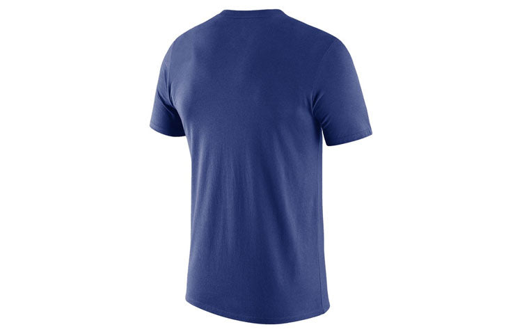 Nike Athleisure Casual Sports Round Neck Quick Dry Short Sleeve Blue AT0833-495