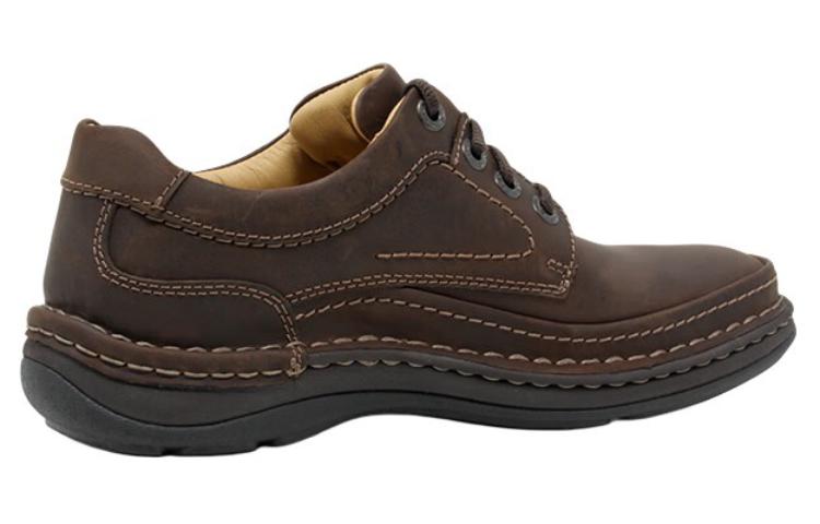 Clarks Nature Three Derby Sneakers 'Ebony Oily' 20340682