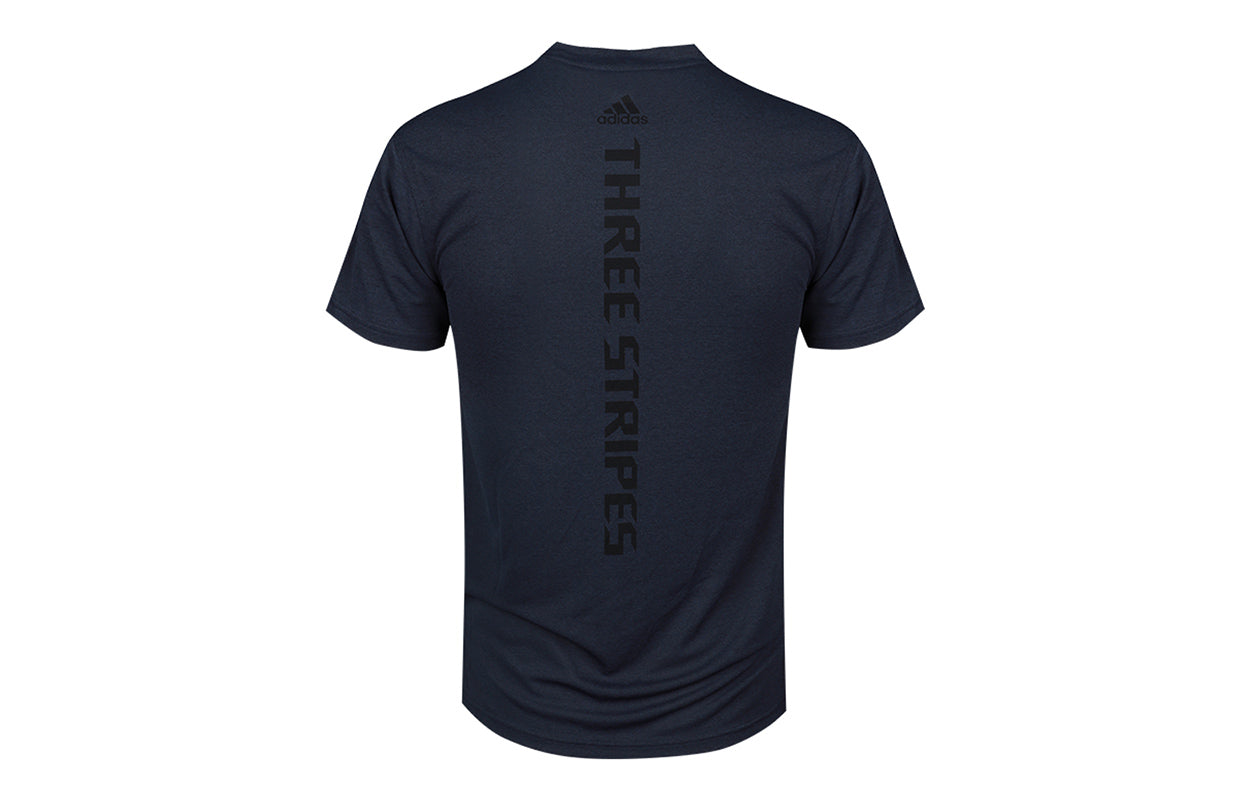 adidas BAR TECH TEE Round Neck Navy Blue GR7101