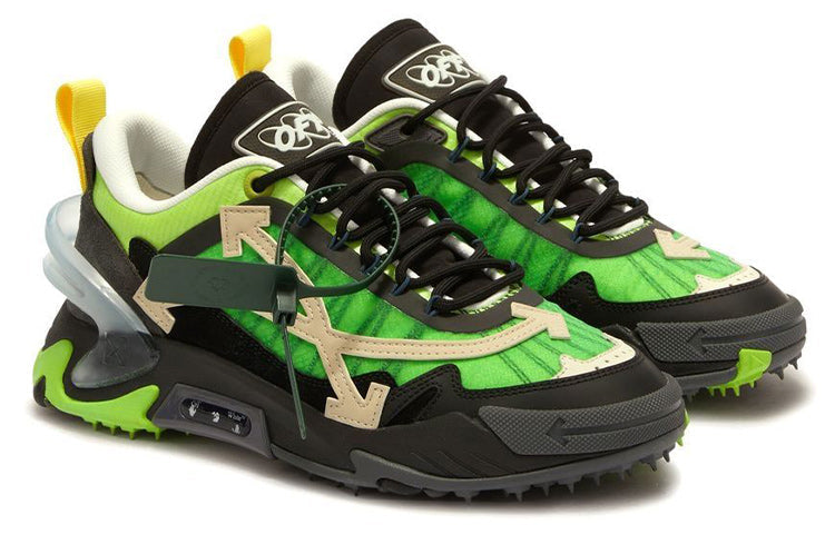 Off-White Odsy-2000 Sneakers 'Green Black' OMIA190F22FAB0015561