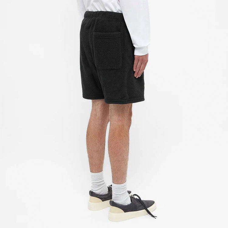 Fear of God Essentials SS20 Polar Fleece Sweat Shorts Black FOG-SS20-283