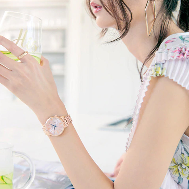 CASIO SHEEN Ladies Pink Dial Pink Analog SHE-3046PG-4A