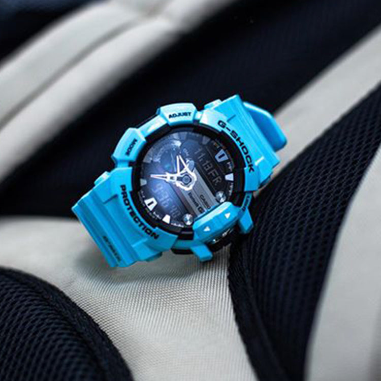 CASIO G-Shock Analog-Digital 'Light Blue' GBA-400-2C