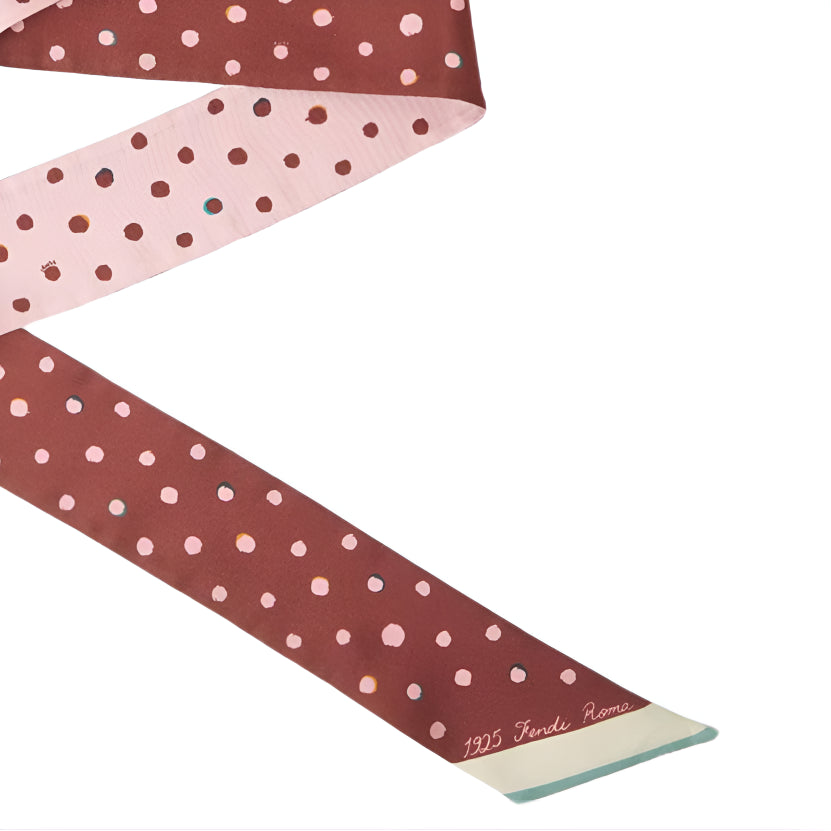 (WMNS) Fendi SS26 Wrappy Silk Scarf 'Burgundy Pink' FXT011AWEYF1VHA