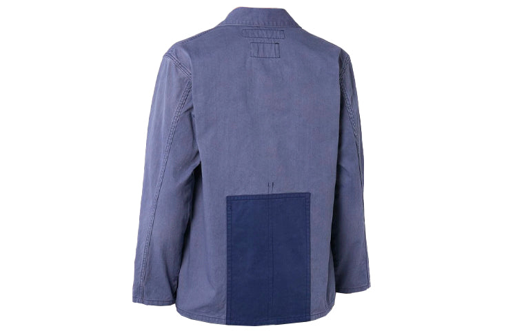 Men's NEIGHBORHOOD Splicing Shirt Jacket Purple 201YTNHJKM03