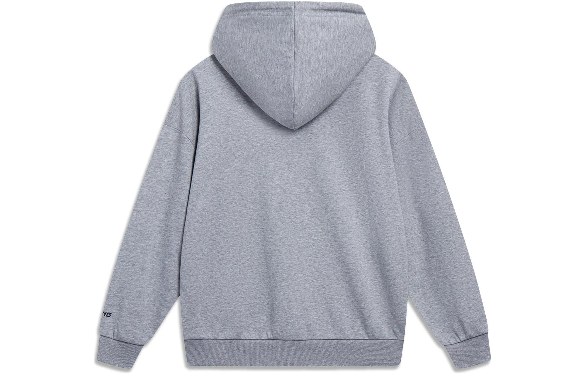 Li-Ning Anything Is Possible Graphic Hoodie 'Grey' AWDT597-3
