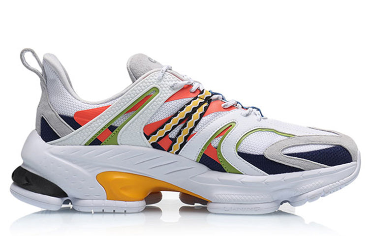 (WMNS) Li-Ning Countflow Adam 'White Yellow Green' AGLP134-1