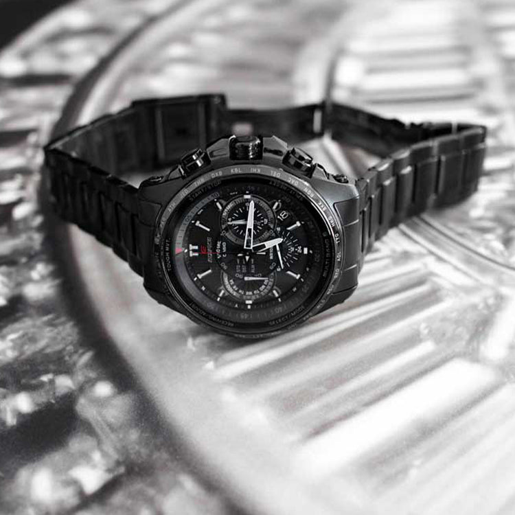 Casio Edifice Analog Watch 'Steel Black' EQW-A1110DC-1A