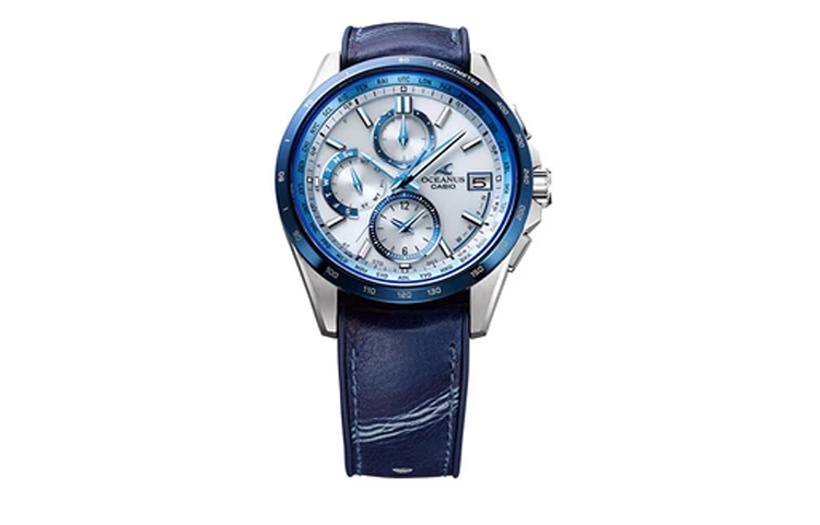 Casio Analog Watch 'Ocean Blue Silver' OCW-T2600ALB-2AJR
