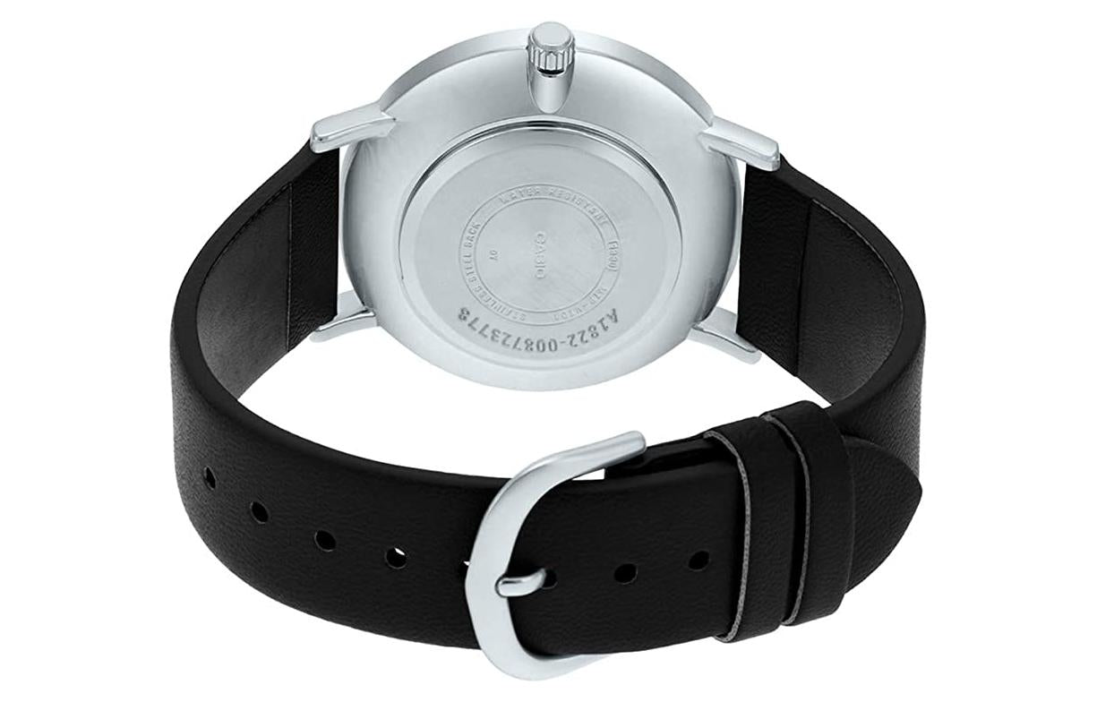 CASIO Small Belt Waterproof Mens Black Analog MTP-VT01L-1B2