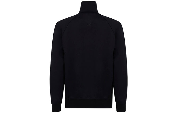 Men's KENZO Zipper Casual Long Sleeves Jacket Black F965BL7514CA-99