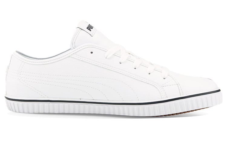 PUMA Ever LoPro Casual Skate Shoes Unisex White Black 383031-01