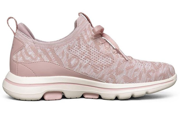 (WMNS) Skechers Go Walk 5 Low-Top Sneakers Pink 124206-MVE