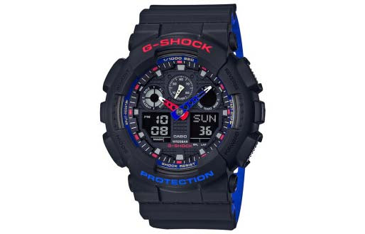 CASIO G-Shock Analog-Digital 'Black' GA-100LT-1APR