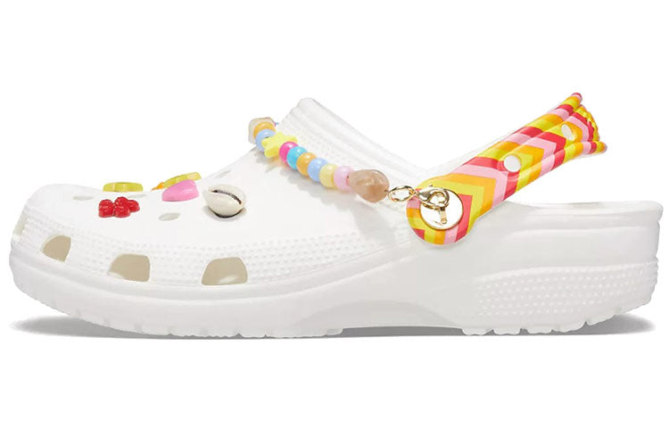 (WMNS) CROCS Classic Clog Outdoor Sports Slippers White 206983-94S