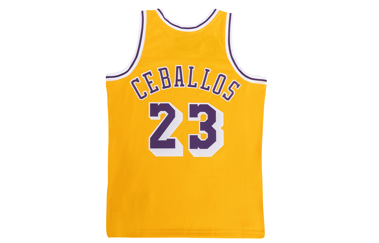 Mitchell & Ness NBA Swingman Jersey Los Angeles Lakers 1994-95 Cedric Ceballos SMJYSB19110-LALLTGD94CCB