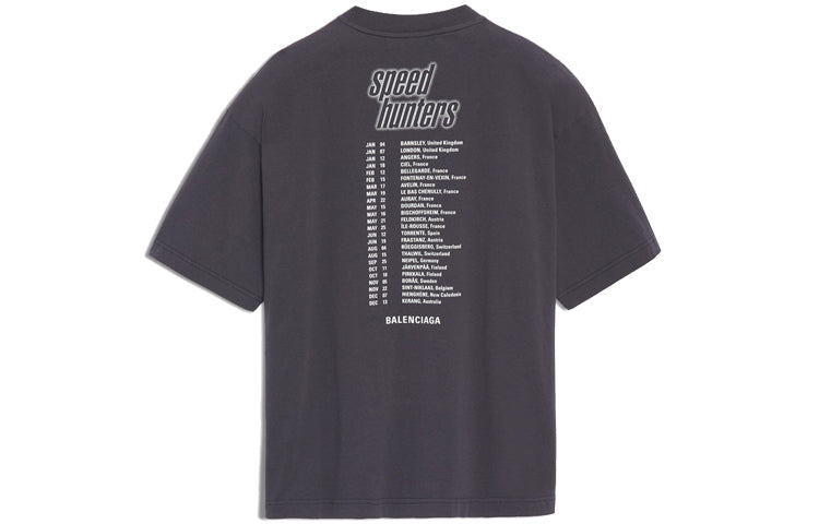 Balenciaga Washed Short Sleeve Speedhunters Tee 541702TCV381055