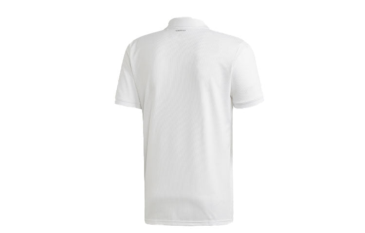 adidas Tennis Sports lapel Polo Shirt White FK0744