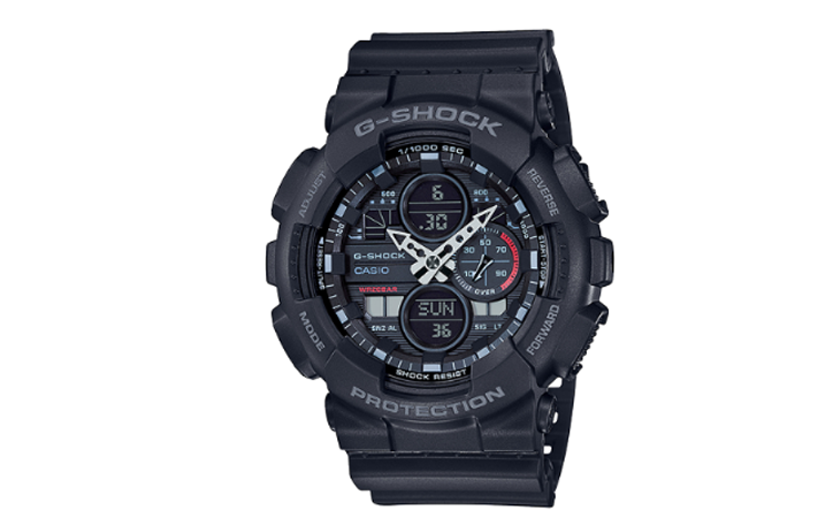 CASIO G-Shock Analog-Digital 'Black' GA-140-1A1PRBS&GMA-S140-1APR