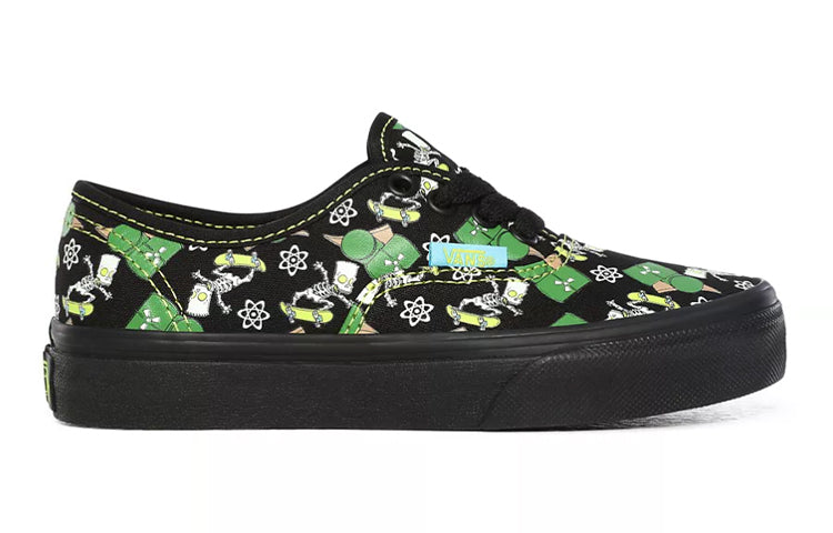 Vans The Simpsons x Authentic Kids 'Glow Bart' VN0A4UH30GY