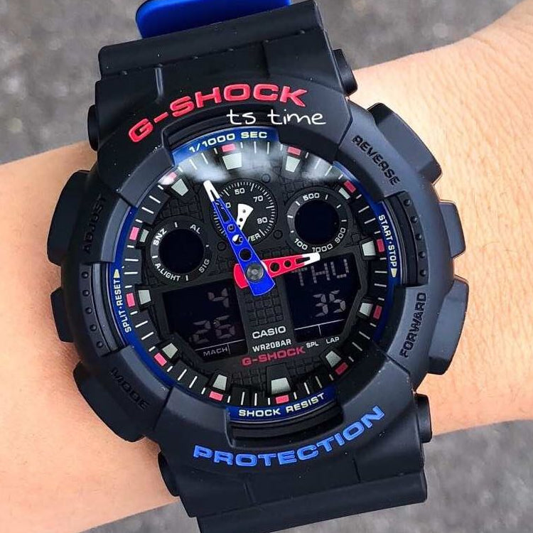 CASIO G-Shock Analog-Digital 'Black' GA-100LT-1A