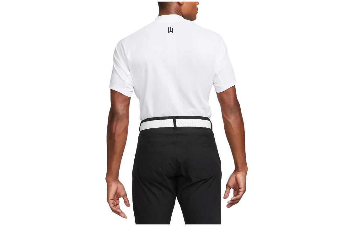 Nike Golf TW Dri-Fit ADV Jacquard Mock Shirt 'White' DR5324-100