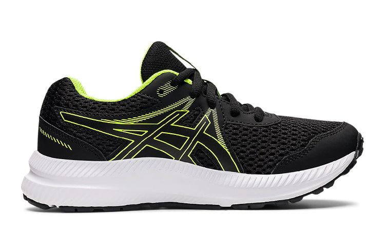 (GS) ASICS Contend 7 'Black Hazard Green' 1014A192-005