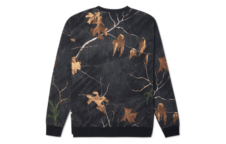 Converse Realtree Printed Crew Neck Sweatshirt Asia Sizing 'Black' 10019970-A04