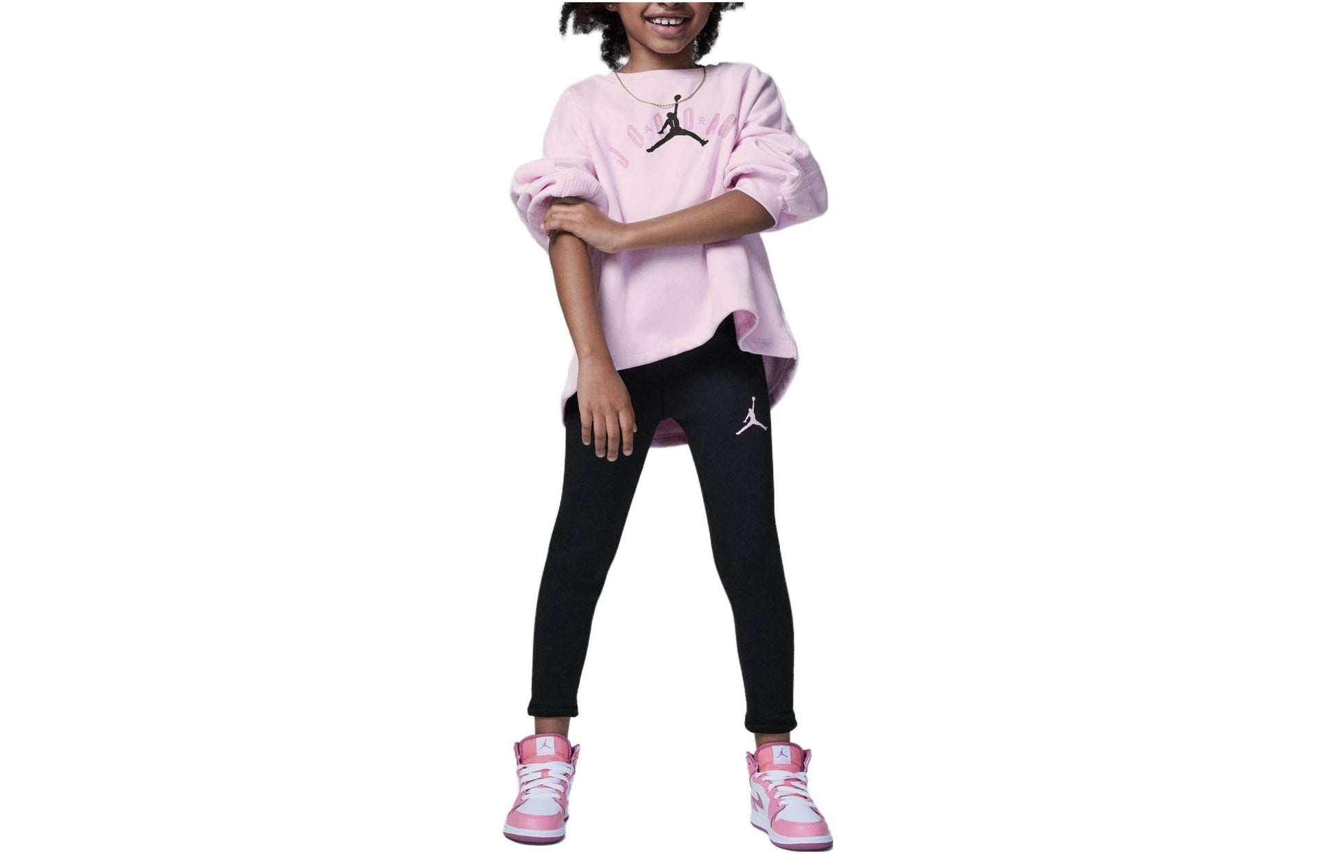 (PS) Air Jordan Velour Crew Tracksuit 'Pink' FZ9962-010