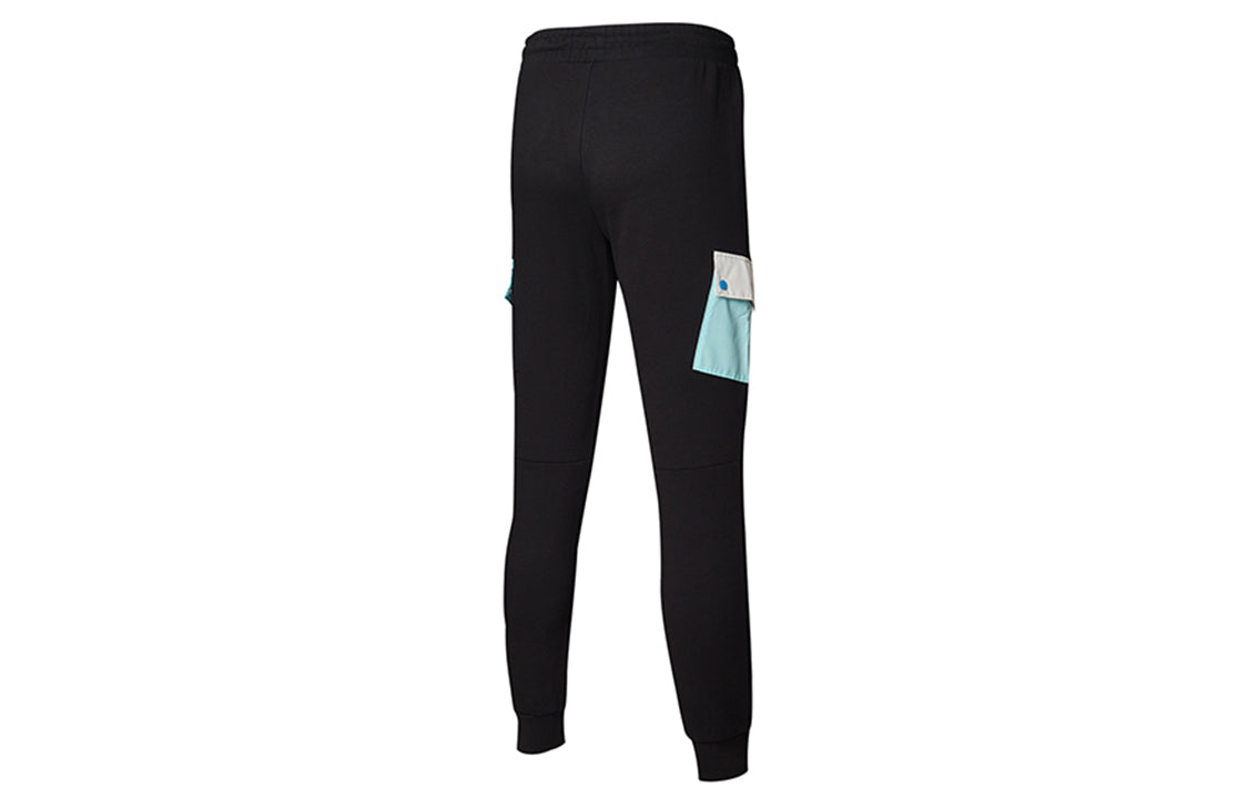 PUMA Patched Track Pants 'Black Yellow White' 532182-01