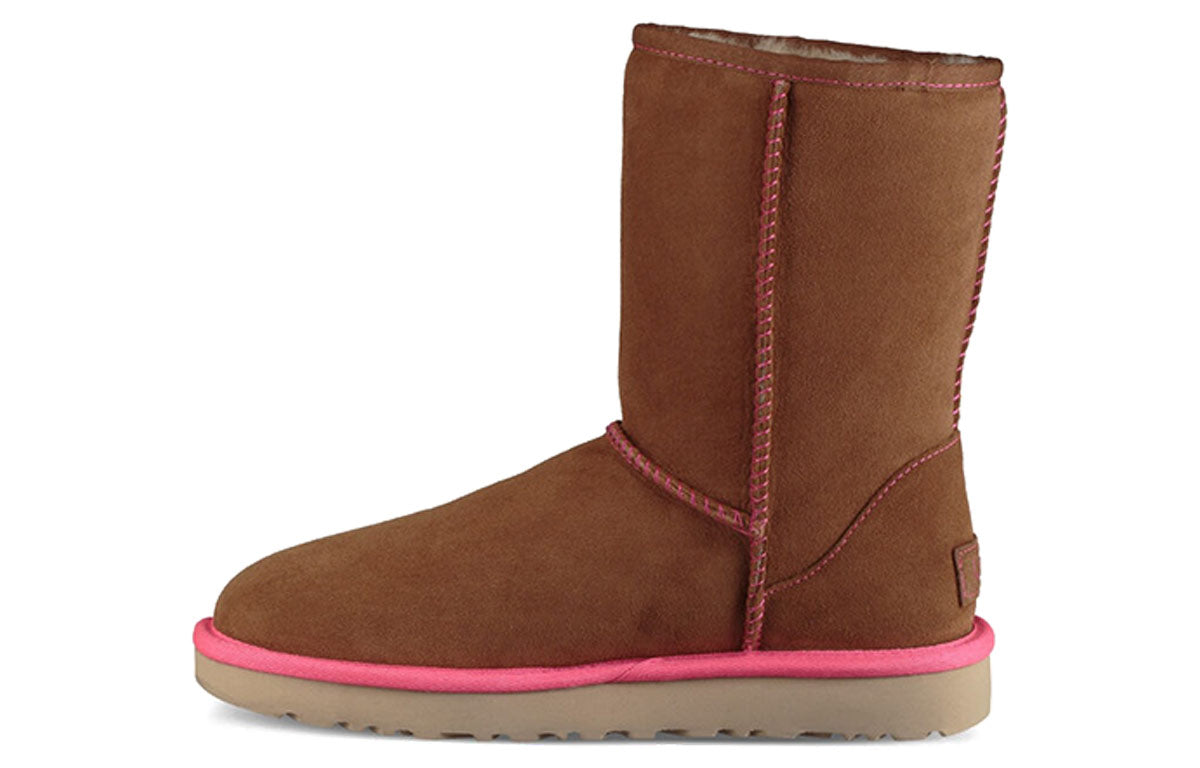 (WMNS) UGG Classic Short II Neon 'Chestnut' 1016865-CHE