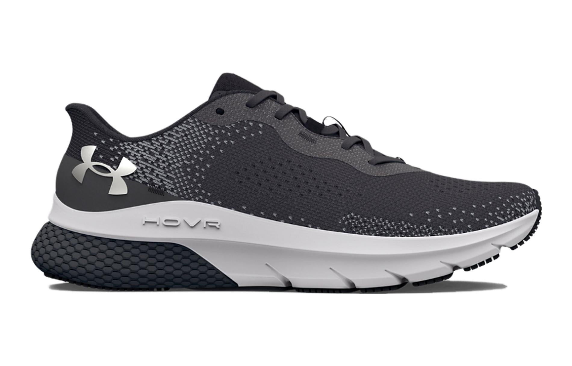 (GS) Under Armour HOVR Turbulence 2 'Jet Grey Metallic Silver' 3027775-101