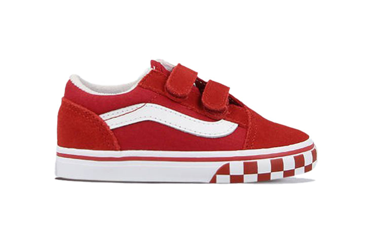 (TD) Vans Old Skool V 'Check Bumper - Chili Pepper' VN0A38JN32W