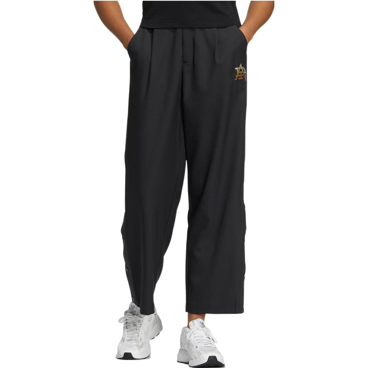 (WMNS) adidas Modern Collegiate Track Pants Asia Sizing 'Black' IC6586